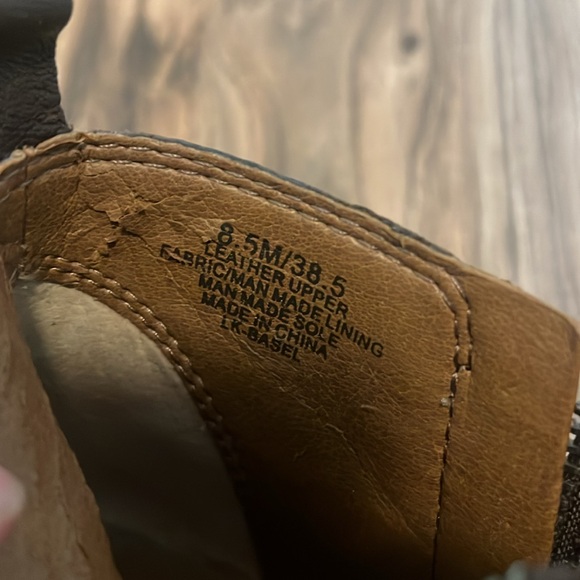 Women's Brown Ankle Boots Lucky Brand Basel - Picture 7 of 8